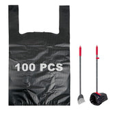 WGDJEMAX 100-count dog poop bags in box for quick pickup.