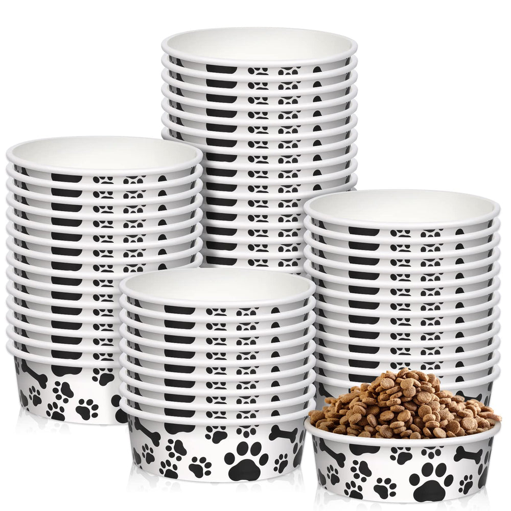 Whaline disposable pet bowls packaging ready for daily use