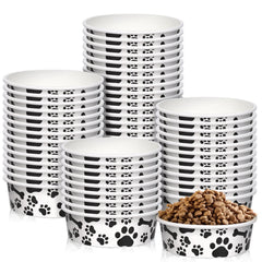 Whaline disposable pet bowls packaging ready for daily use