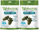 Whimzees Alligator dental chew with textured surface for daily dental care.
