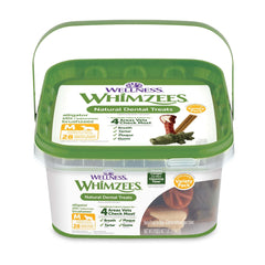 Whimzees Wellness Variety Box dental chews for dogs clean teeth and fresh breath