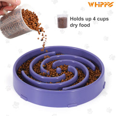WHIPPY lavender bowl designed for large and medium dogs