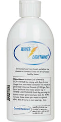 White Lightning Hoof Liquid 8oz clear bottle for hoof care and routine maintenance