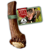 WhiteTail Naturals Jumbo XXL deer antler full bone for powerful chewers indoors.