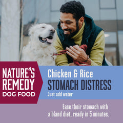 Whole Life Pet Bland Diet dog belly comfort served in a bowl during recovery.