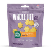 Whole Life Pet Probiotic Dog Treats pumpkin bite showcases flavorful pumpkin for tasty gut-friendly snacking