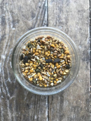 Wholesome Harvest Non-GMO soy-free corn-free feed bag highlighting robust nutrition.