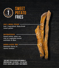 Wholesome Pride fries closeup shows texture and dehydrated nutrients for fiber-rich snacking