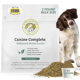 Wholistic Pet Organics Canine Complete bottle view for daily dog multivitamins