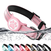 WhoseID Airtag dog collar with holder helps you track your pet on walks
