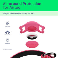 WhoseID reflective strips on nylon webbing improve safety during night walks.
