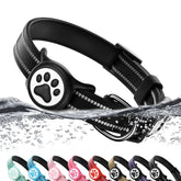 WhoseID AirTag dog collar with holder keeps your pet's location within reach.