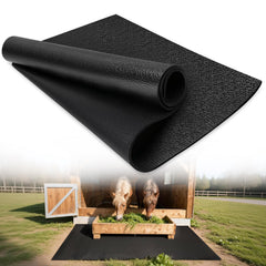 Wibeelee rubber horse stall mat provides durable cushioning across the stall floor