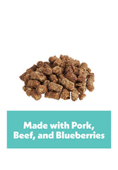 Wiggles & Wags Poppers resealable 8oz bag keeps treats fresh between sessions.