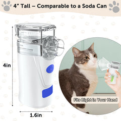 WIKSRY cat nebulizer low noise operation quiet session for pets