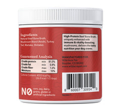 Wild Acre mushroom blend broth jar highlighting natural ingredients