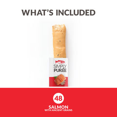 Wild Eats Simply Puree Salmon with Ancient Grains ancient grains texture suggests easy digestion