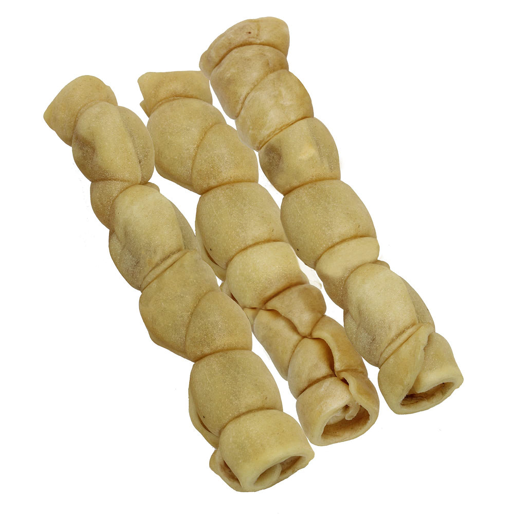 Wild Eats water buffalo cheek chips 9-inch roll for long-lasting chew