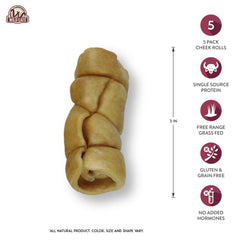 Wild Eats Water Buffalo Cheek Chips closeup — natural, digestible chew without rawhide.
