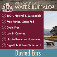 Wild Eats buffalo ear chews grass-fed sourcing sustainable and natural