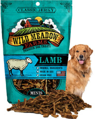 Wild Meadow Farms Classic Lamb Minis pack shot highlighting high value training rewards