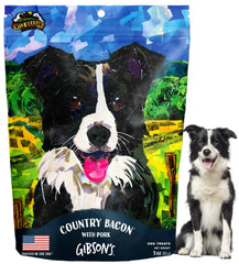 Wild Meadow Farms Gibson's Country Bacon pouch ready for training rewards.