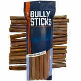 Wild Wolf CollaBully 12in pack front view, a tasty protein-rich dog chew.