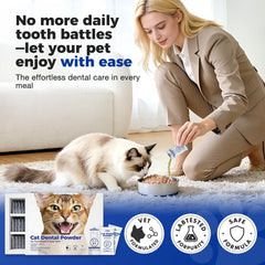Wildaily Cat Dental Powder breath-freshness supports fresher feline breath.