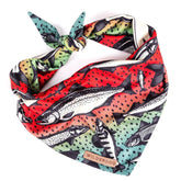 Wilderdog Gone Fishing bandana quick-dry mesh ready for outdoor adventures.