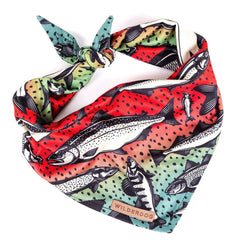Wilderdog Gone Fishing bandana quick-dry mesh ready for outdoor adventures.