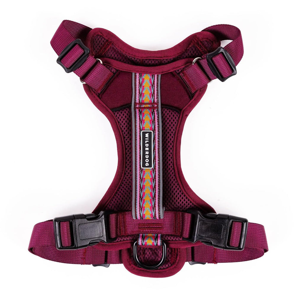 Wilderdog Huckleberry front view harness for everyday visibility