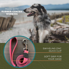 Wilderdog zinc swivel clip ensures easy on and off.