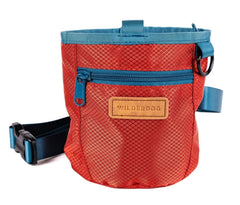 Wilderdog treat pouch with zipper and magnetic closure for quick access during training
