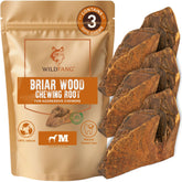 Wildfang Briar Wood Chewing Root medium close-up to highlight sturdy, splinter-free chew.