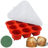 Wilewir 9-cavity dog treat mold with lid for convenient pupsicle prep