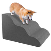 WiliThghe pet stairs curved design eases climbing for small pets