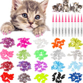 WillBond cat claw caps packaging showing 200 pieces and accessories for easy shopping