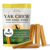 William Hunter yak cheese dog chew pack close-up showing texture and durability for tough chewers.