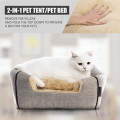 WindRacing cat bed with high-density foam padding for cozy support.