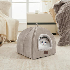 WINDRACING cat bed with removable pillow for easy cleaning