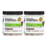 WINPRO dog joint soft chews bottle front for mobility support.