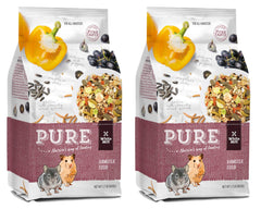 Witte Molen Pure Hamster Food packaging front shows wholesome ingredients for balanced meals.