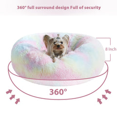 WNPETHOME rainbow plush fabric enhances comfort and style on every nap.