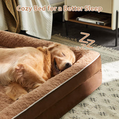 WNPETHOME sofa-style bed with three-sided bolster for neck support