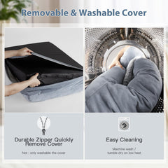 WNPETHOME XXL orthopedic foam core distributes weight for comfortable joint relief.