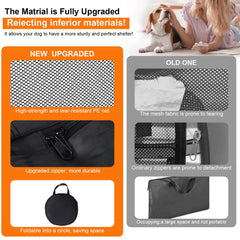 Wn's Day dog cat playpen zipper doors for safe interaction and access
