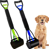 WOILIFE pooper scooper long-handle 32-inch design for easy cleanup.