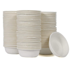WOLEDOE biodegradable crested gecko cups, top view, eco-friendly feeding option for small pets.