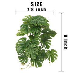 WOLEDOE suction cup plants for easy installation in reptile tank