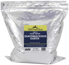 Wolf Creek Ranch Food Grade Diatomaceous Earth powder in a 2lb bag for pet care and home use